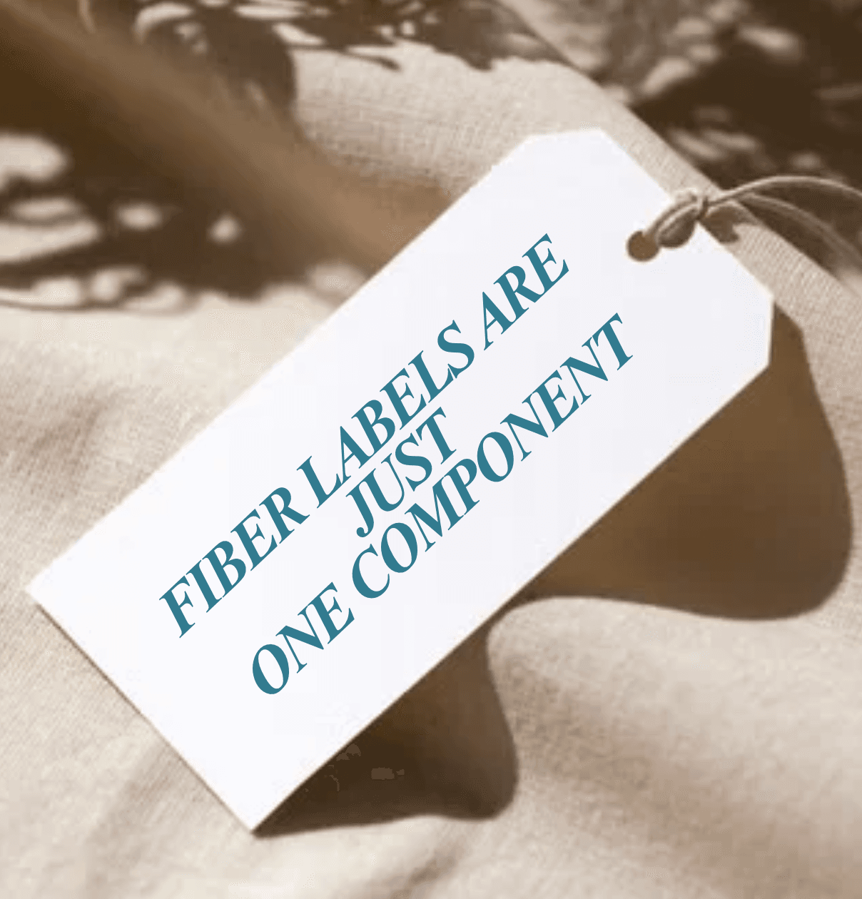 Fiber labels are just one component