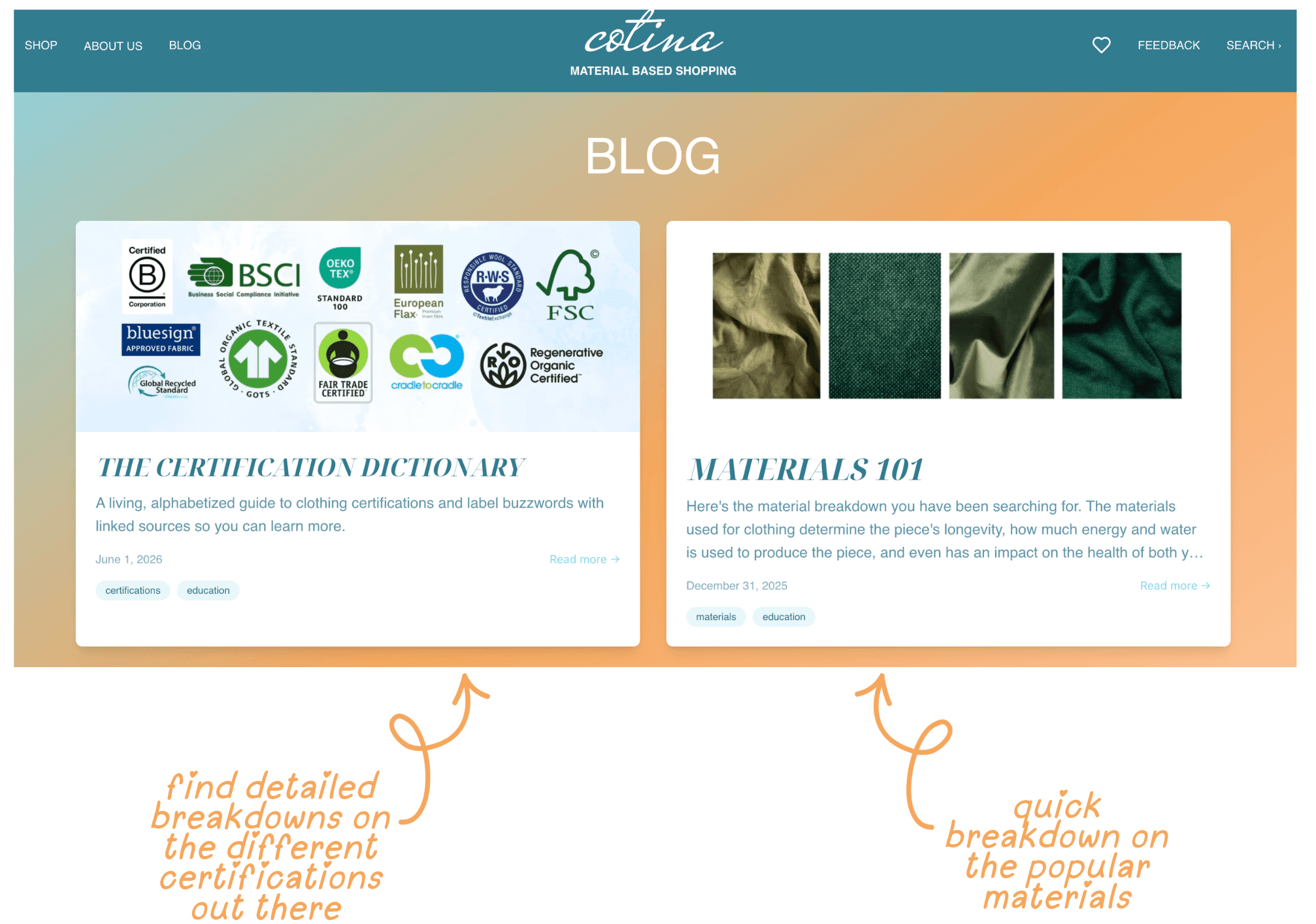 Learn more about the certifications you are curious about
